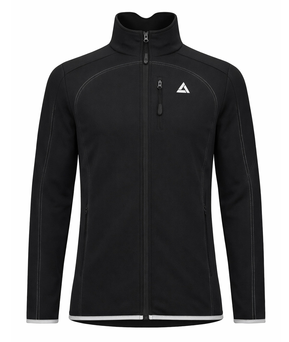 Herren Thermo Fahrradjacke Pro Line Schwarz Silber