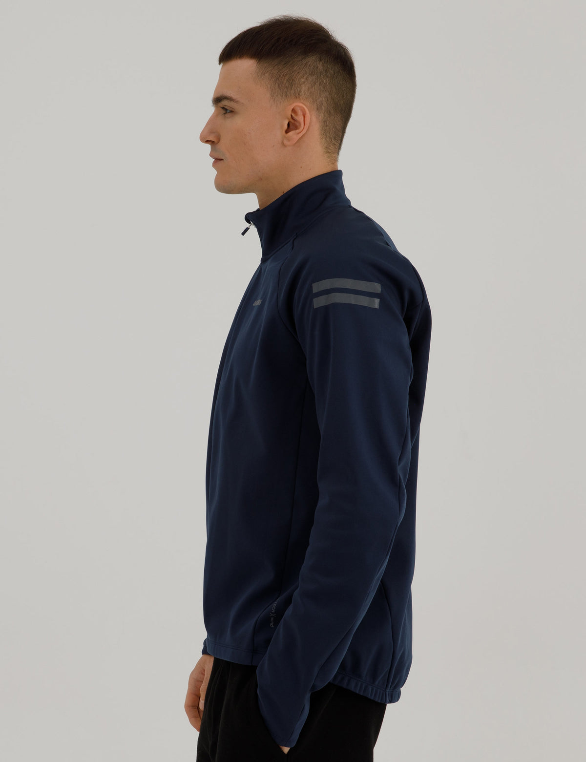 Herren Winter Fahrradjacke-Laufjacke Softshell Thermojacke Aktive Comfort Line Blau