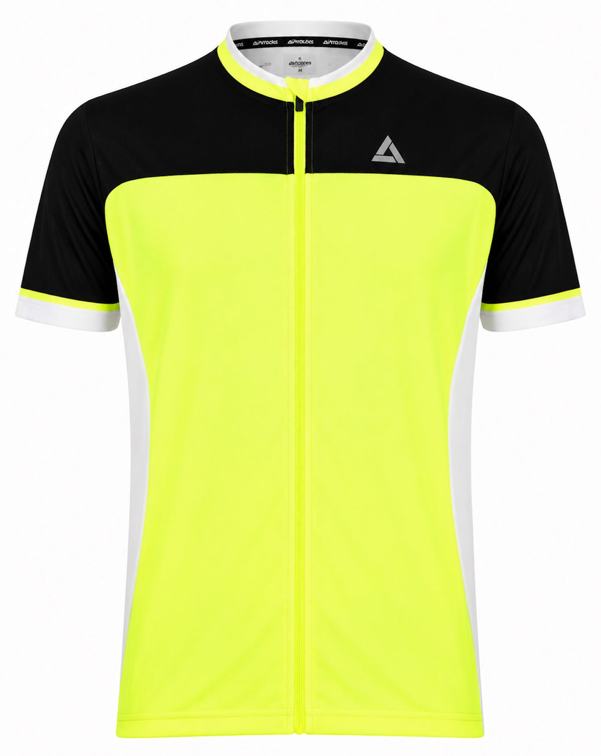 Herren Fahrradtrikot Kurzarm Radtrikot Pro T II Neon-Schwarz