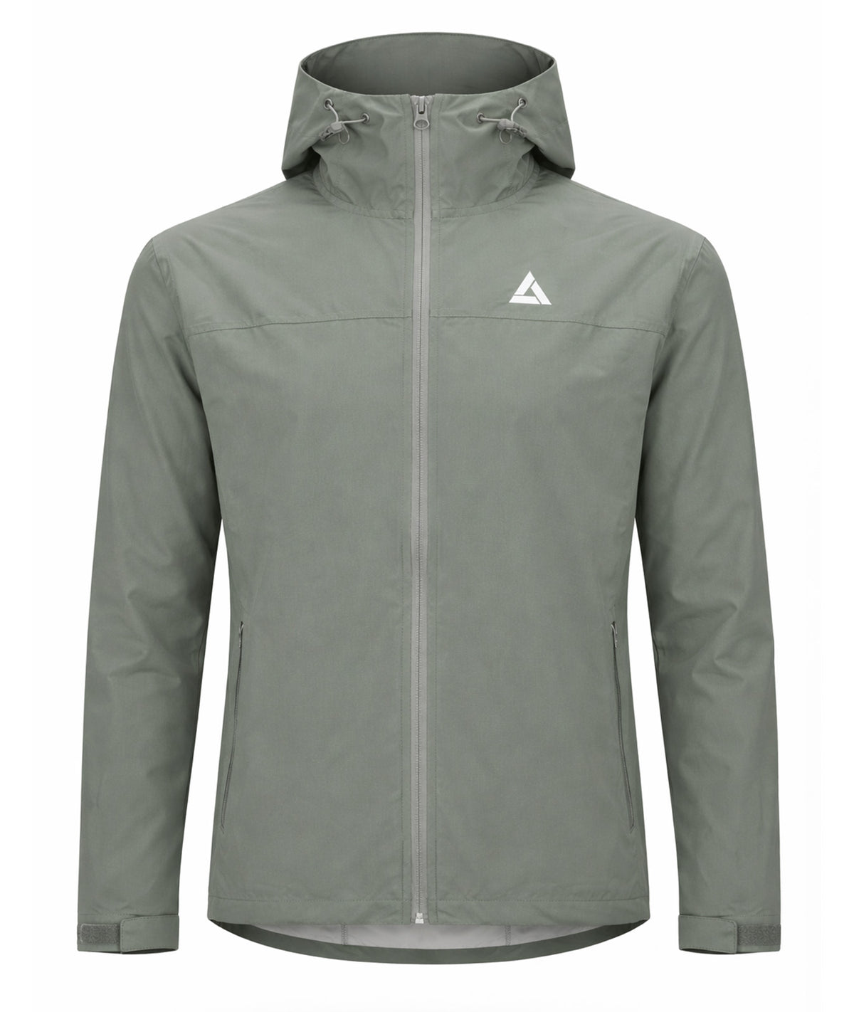 Herren Regenjacke - Fahrradjacke mit Kapuze Pro Line Grau